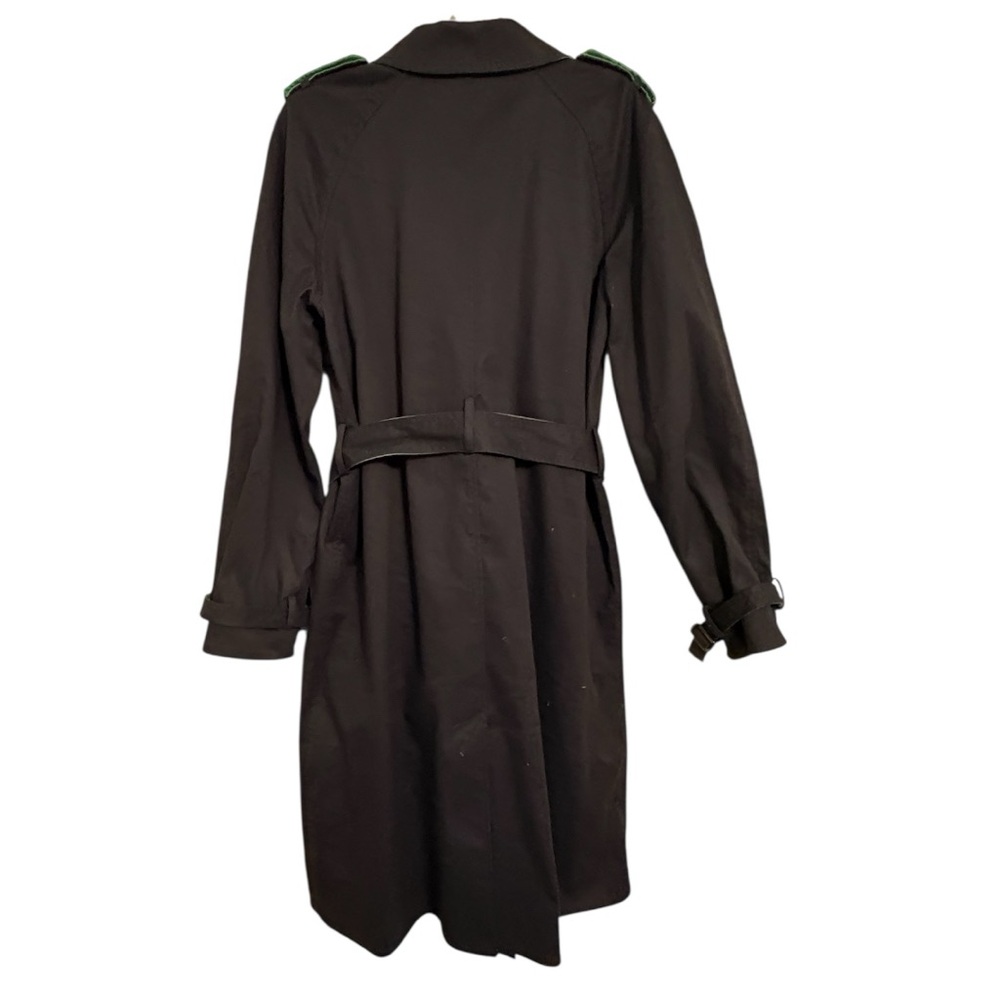SALE 3.1 Phillip Lim for Target Navy Trench Coat XL Green Lining Belted Des Coll - Picture 3 of 7